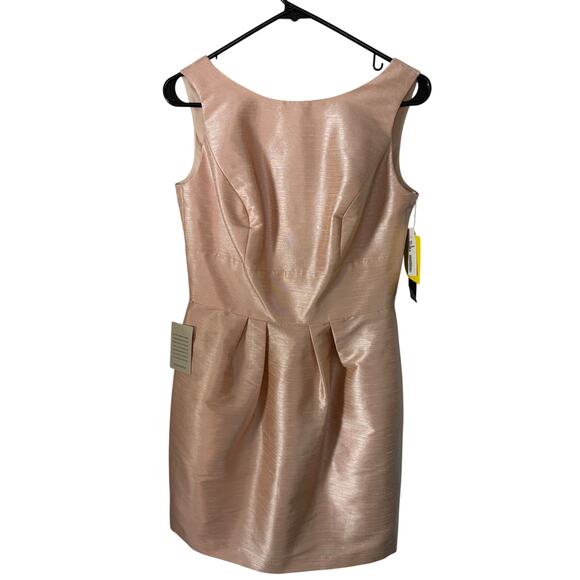 ALFRED SUNG Dresses & Skirts - NWT Alfred Sung D522 Pearl Pink Bow Back Cocktail Dress 8 Coquette Feminine